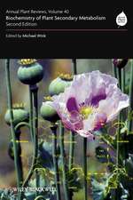 Annual Plant Reviews Volume 40 – Biochemistry of Plant Secondary Metabolism 2e