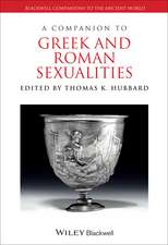 A Companion to Greek and Roman Sexualities