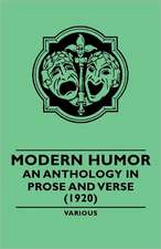 Modern Humor - An Anthology in Prose and Verse - (1920)