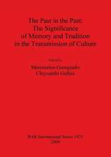 Past in the Past: The Significance of Memory and Tradition in the Transmission of Culture