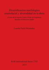 Diversificacion morfologica craniofacial y diversdidad en la dieta