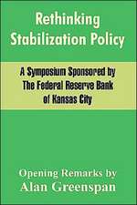 Rethinking Stabilization Policy