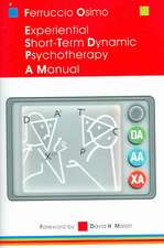 Experiential Short-Term Dynamic Psychotherapy