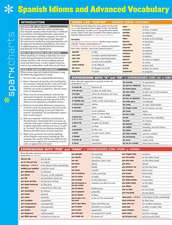 Spanish Idioms and Advanced Vocabulary Sparkcharts