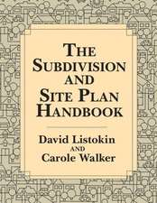 The Subdivision and Site Plan Handbook