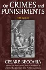 On Crimes and Punishments