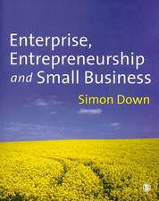 Enterprise, Entrepreneurship and Small Business