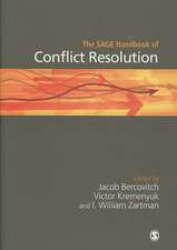 The SAGE Handbook of Conflict Resolution