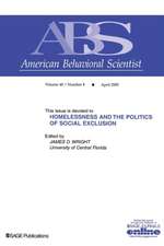 Homelessness and the Politics of Social Exclusion