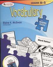 The Reading Puzzle: Vocabulary, Grades K-3