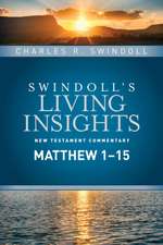 Insights on Matthew 1--15