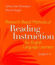 Research-Based Methods of Reading Instruction for English Language Learners