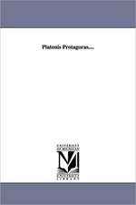 Platonis Protagoras....