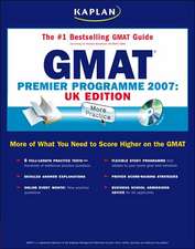 Kaplan GMAT Premier Program: UK Edition: Graduate Business School Admissions Exam