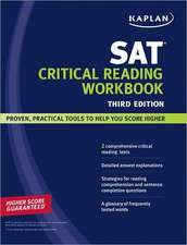 Kaplan SAT Critical Reading Workbook