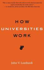 How Universities Work