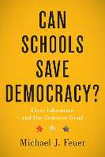 Can Schools Save Democracy?