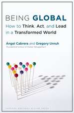 Being Global: How to Think, ACT, and Lead in a Transformed World