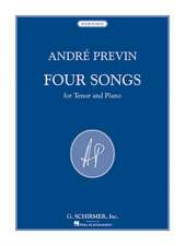 4 Songs: For Tenor and Piano