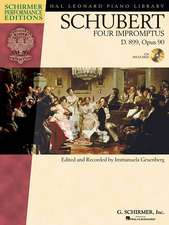 Schubert - Four Impromptus, D. 899 (0p. 90) Book/Online Audio