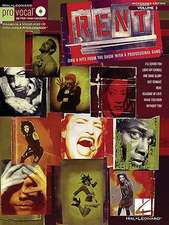 Rent: Pro Vocal Mixed Edition Volume 3 [With CD]