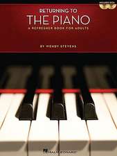 Returning to the Piano - A Refresher Book for Adults Book/Online Audio