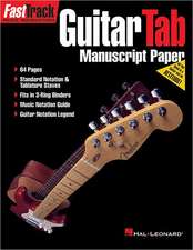 FastTrack - Guitar Tab Manuscript Paper