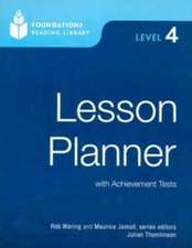 Foundations Reading Library 4: Lesson Planner