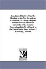 Principles of the New Church: Signified by the New Jerusalem, Revelation XXI...Being a Report Submitted to the Executive Committee of the General Co