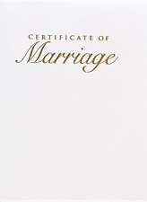 Abingdon Select Collection Marriage Gold Certificate