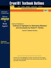 Studyguide for Marketing Mistakes and Successes by Hartley, Robert F., ISBN 9780470169810