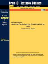 Studyguide for Abnormal Psychology in a Changing World by Nevid, ISBN 9780135128978