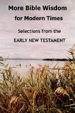 More Bible Wisdom for Modern Times: Selections from the Early New Testament