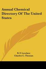 Annual Chemical Directory Of The United States