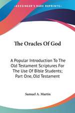 The Oracles Of God