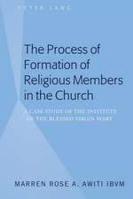 The Process of Formation of Religious Members in the Church