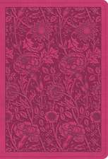 ESV Large Print Compact Bible (TruTone, Berry, Floral Design)