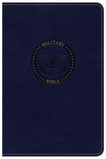 CSB Military Bible, Navy Blue Leathertouch