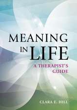 Meaning in Life – A Therapist′s Guide