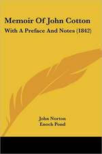 Memoir Of John Cotton