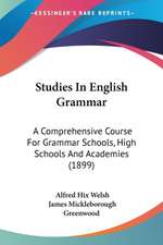 Studies In English Grammar