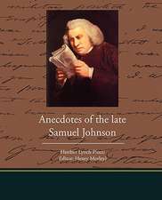 Anecdotes of the Late Samuel Johnson: The Girl Who Laughed