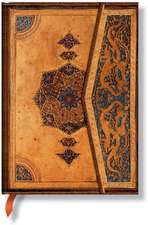 Paperblanks | Safavid | Safavid Binding Art | Hardcover | Midi | Lined | Wrap Closure | 144 Pg | 120 GSM