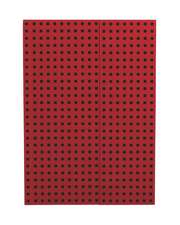 Red on Black (Quadro) B5 Unlined Notebook