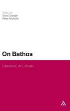 On Bathos: Literature, Art, Music 