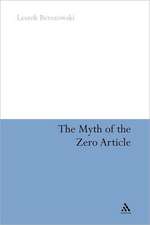 The Myth of the Zero Article