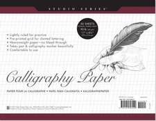 Studio Series Calligraphy Paper Pad (Set of 50 Sheets)