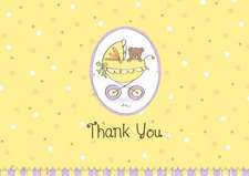 Baby Thank You Boxed Notes (14 Cards, 15 Envelopes)