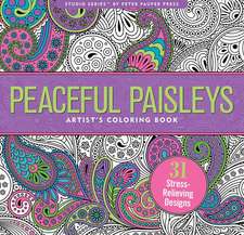 Peaceful Paisleys Adult Coloring Book (31 Stress-Relieving Designs)