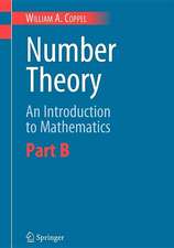 Number Theory: An Introduction to Mathematics: Part B